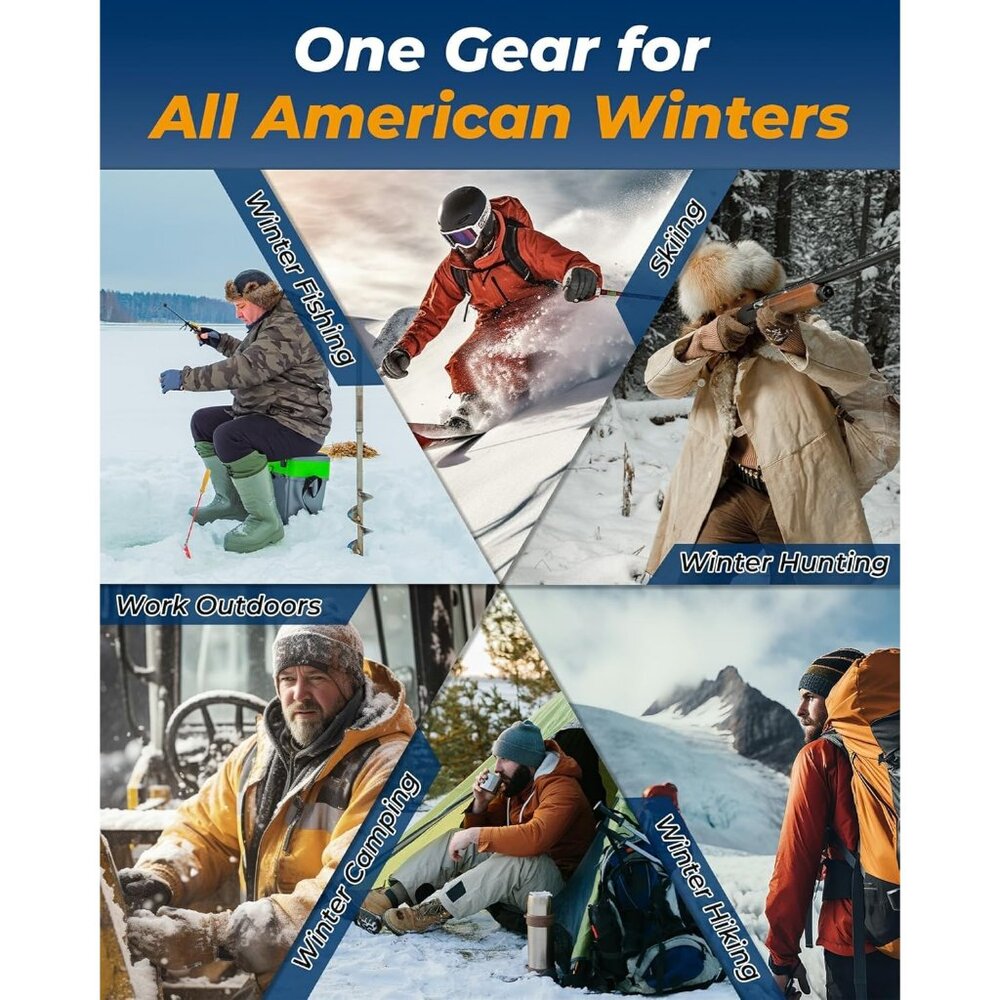 Men Black soft and warm heated Unisex Balaclava Snowboard Cold Protection - Picture 8 of 8